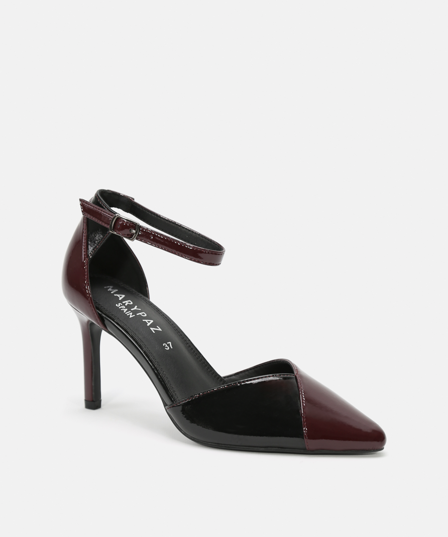 Zapatos tac&oacute;n puntera combinada image number null